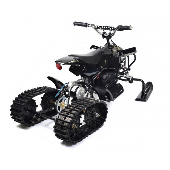 Snowmobil Electric Premium pentru Copii, Negru, 24V 12Ah, Autonomie 12km, Viteza maxima 15km/h, Smart Balance 2