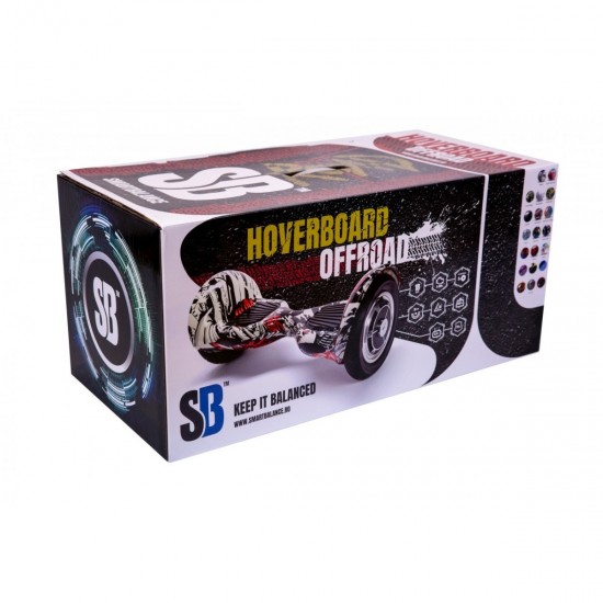 Hoverboard 10 inch, Off-Road ElectroPink, Autonomie Extinsa, Smart Balance 5