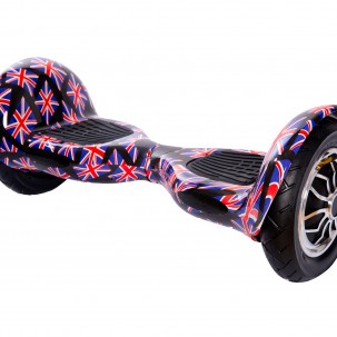 Hoverboard Smart Balance, OffRoad England, roti 10 inch, Bluetooth, Autobalans, Led Lights, 700W, Baterie cu Celule Samsung