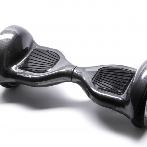 Hoverboard OffRoad cu Boxe Bluetooth, Lumini LED si Auto Balans, roti 10'', 15km Autonomie, Putere 700W, Baterie 4Ah Samsung Cell, Smart Balance OffRoad Carbon