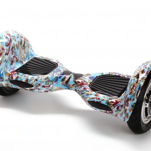 Hoverboard Smart Balance, OffRoad Clown, roti 10 inch, Bluetooth, Autobalans, Led Lights, 700W, Baterie cu Celule Samsung
