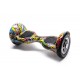 Hoverboard Smart Balance, OffRoad HipHop, roti 10 inch, Bluetooth, Autobalans, Led Lights, 700W, Baterie cu Celule Samsung 2