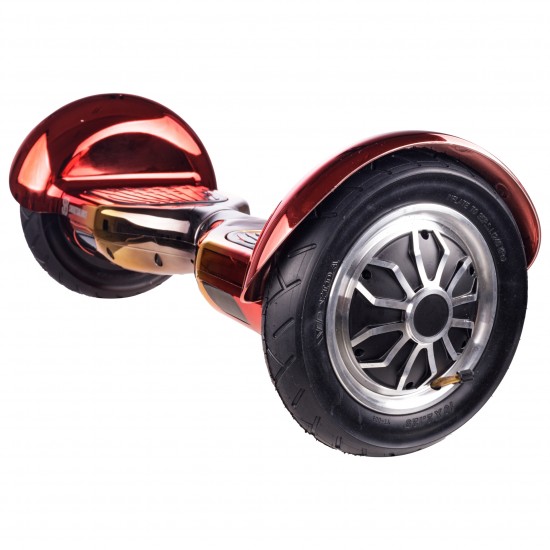 Pachet Hoverboard 10 inch cu Scaun cu Suspensii, Off-Road Sunset, Autonomie Standard si Hoverkart Negru cu Suspensii Duble, Smart Balance 4