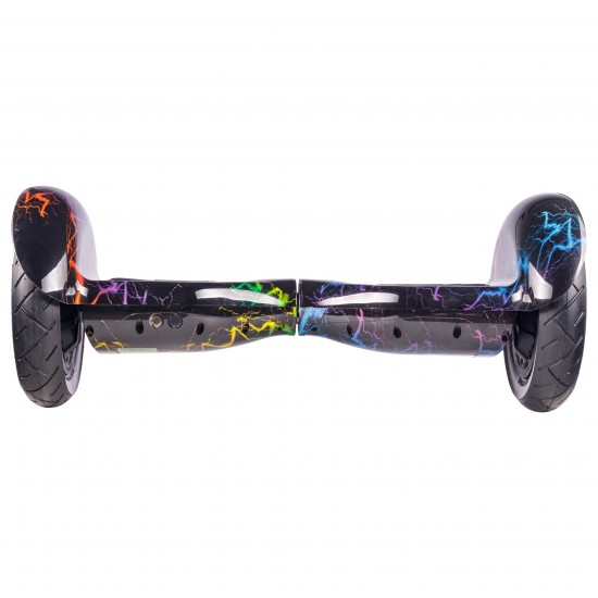 Hoverboard OffRoad cu Boxe Bluetooth, Lumini LED si Auto Balans, roti 10'', 15km Autonomie, Putere 700W, Baterie 4Ah Samsung Cell, Smart Balance OffRoad Thunderstorm 7 6