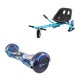 Pachet Hoverboard cu Scaun Smartbalance™, Regular America cu maner, roti 6.5 inch, Bluetooth, Autobalans, LED Lights, 700W, Baterie cu Celule Samsung + Scaun Hoverboard cu Suspensii Albastru 2