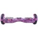 Pachet Hoverboard cu Scaun Smartbalance™, Regular Galaxy Pink cu maner, roti 6.5 inch, Bluetooth, Autobalans, LED Lights, 700W, Baterie cu Celule Samsung + Scaun Hoverboard cu Suspensii Albastru 3