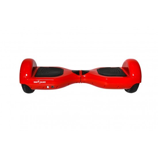 Set Hoverboard cu Scaun, Hoverkart Albastru cu Suspensii Duble, Boxe Bluetooth, Lumini LED si Auto Balans, roti 6.5'', 15km Autonomie, Putere 700W, Baterie 4Ah Samsung Cell, Smart Balance Regular Red PowerBoard 4