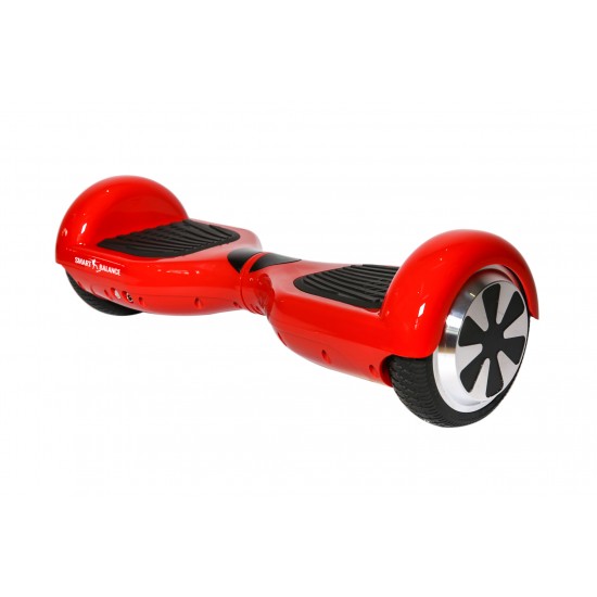 Hoverboard 6.5 inch, Regular Red PowerBoard, Autonomie Extinsa, Smart Balance