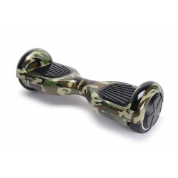 Hoverboard cu Boxe Bluetooth, Lumini LED si Auto Balans, roti 6.5'', 15km Autonomie, Putere 700W, Baterie 4Ah Samsung Cell, Smart Balance Regular Camouflage Green