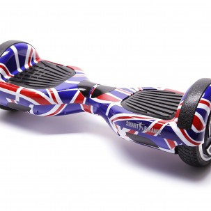 Hoverboard cu Boxe Bluetooth, Lumini LED si Auto Balans, roti 6.5'', 15km Autonomie, Putere 700W, Baterie 4Ah Samsung Cell, Smart Balance Regular England
