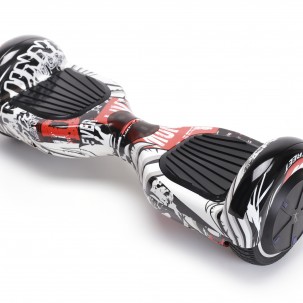 Hoverboard cu Boxe Bluetooth, Lumini LED si Auto Balans, roti 6.5'', 15km Autonomie, Putere 700W, Baterie 4Ah Samsung Cell, Smart Balance Regular Last Dead