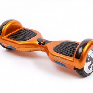 Hoverboard cu Boxe Bluetooth, Lumini LED si Auto Balans, roti 6.5'', 15km Autonomie, Putere 700W, Baterie 4Ah Samsung Cell, Smart Balance Regular Orange