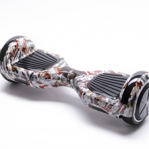 Hoverboard cu Boxe Bluetooth, Lumini LED si Auto Balans, roti 6.5'', 15km Autonomie, Putere 700W, Baterie 4Ah Samsung Cell, Smart Balance Regular Tattoo