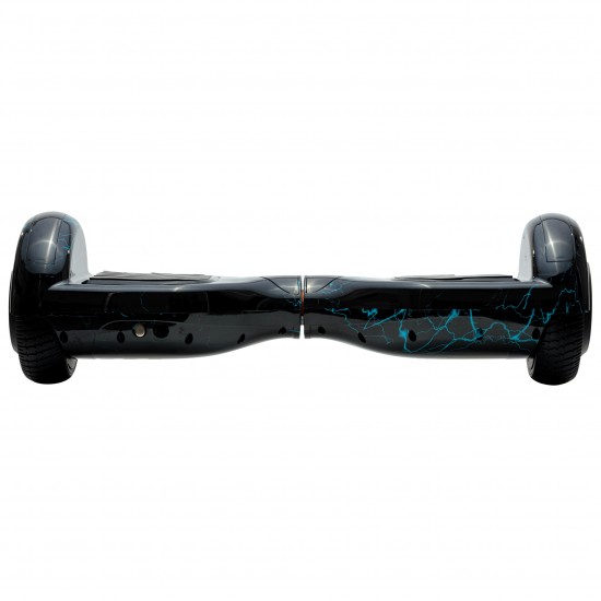 Pachet Hoverboard 6.5 inch cu Scaun cu Suspensii, Regular Thunderstorm Blue, Autonomie Extinsa si Hoverkart Negru cu Suspensii Duble, Smart Balance 5