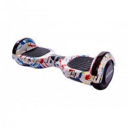 Hoverboard cu Boxe Bluetooth, Lumini LED si Auto Balans, roti 6.5'', 15km Autonomie, Putere 700W, Baterie 4Ah Samsung Cell, Smart Balance Regular Splash