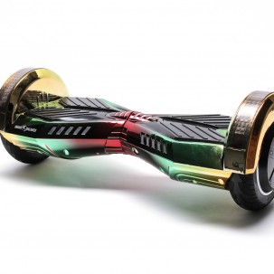 Hoverboard cu Boxe Bluetooth, Lumini LED si Auto Balans, roti 8'', 15km Autonomie, Putere 700W, Baterie 4Ah Samsung Cell, Smart Balance Transformers California 