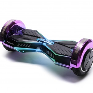 Hoverboard cu Boxe Bluetooth, Lumini LED si Auto Balans, roti 8'', 15km Autonomie, Putere 700W, Baterie 4Ah Samsung Cell, Smart Balance Transformers Dakota 