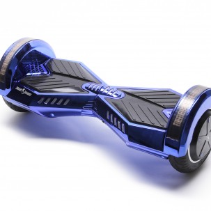 Hoverboard cu Boxe Bluetooth, Lumini LED si Auto Balans, roti 6.5'', 15km Autonomie, Putere 700W, Baterie 4Ah Samsung Cell, Smart Balance Transformers ElectroBlue