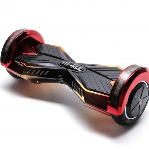 Hoverboard cu Boxe Bluetooth, Lumini LED si Auto Balans, roti 8'', 15km Autonomie, Putere 700W, Baterie 4Ah Samsung Cell, Smart Balance Transformers Sunset 