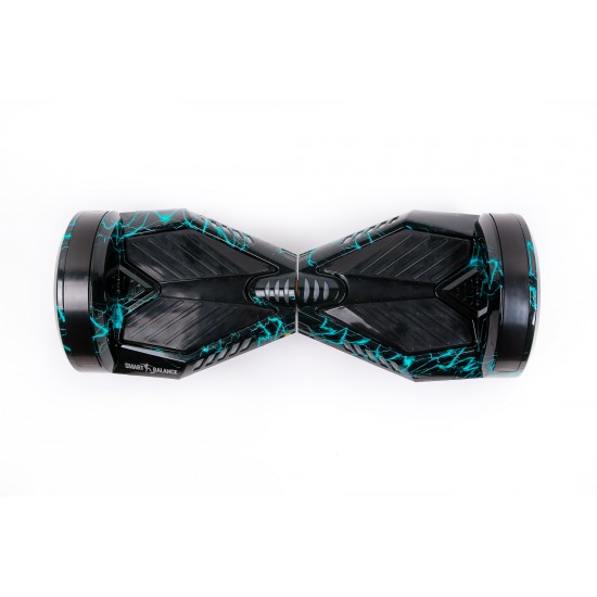 Pachet Hoverboard 8 inch cu Scaun cu Suspensii, Transformers Thunderstorm, Autonomie Standard si Hoverkart Negru cu Suspensii Duble, Smart Balance 3