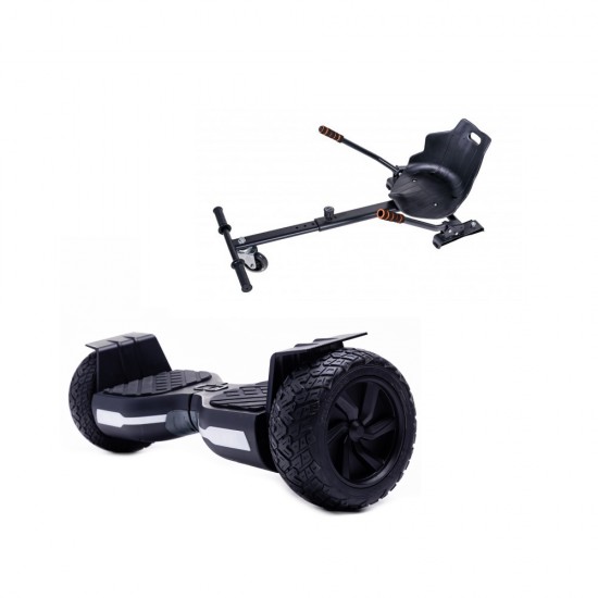 Pachet Hoverboard cu Scaun Smart Balance™, Hummer Black, roti 8.5 inch, Bluetooth, Autobalans, LED Lights, 700W, Baterie cu Celule Samsung + Scaun Hoverboard Pachet Hoverboard cu Scaun Smart Balance™, Hummer Black, roti 8.5 inch, Bluetooth, Autobalans, LED Lights, 700W, Baterie cu Celule Samsung + Scaun Hoverboard