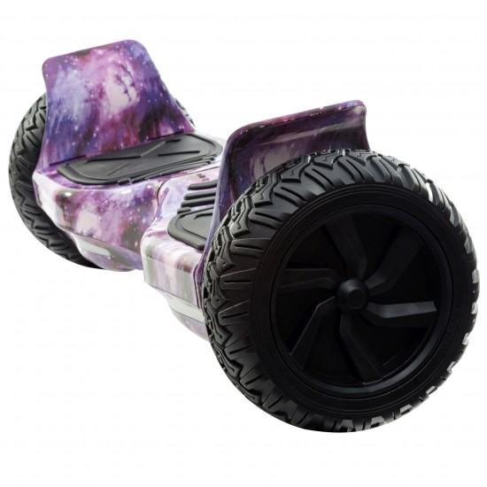 Pachet Hoverboard 8.5 inch cu Scaun Standard, Hummer Galaxy, Autonomie Standard si Hoverkart Ergonomic Negru, Smart Balance 3