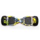 Set Hoverboard All Terrain cu Scaun, Hoverkart Albastru cu Suspensii Duble, Boxe Bluetooth, Lumini LED si Auto Balans, roti 8.5'', 15km Autonomie, Putere 700W, Baterie 4Ah Samsung Cell, Smart Balance Hummer HipHop 5