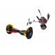 Set Hoverboard OffRoad cu Scaun, Hoverkart Confort, Boxe Bluetooth, Lumini LED si Auto Balans, roti 10'', 15km Autonomie, Putere 700W, Baterie 4Ah Samsung Cell, Smart Balance OffRoad California 2