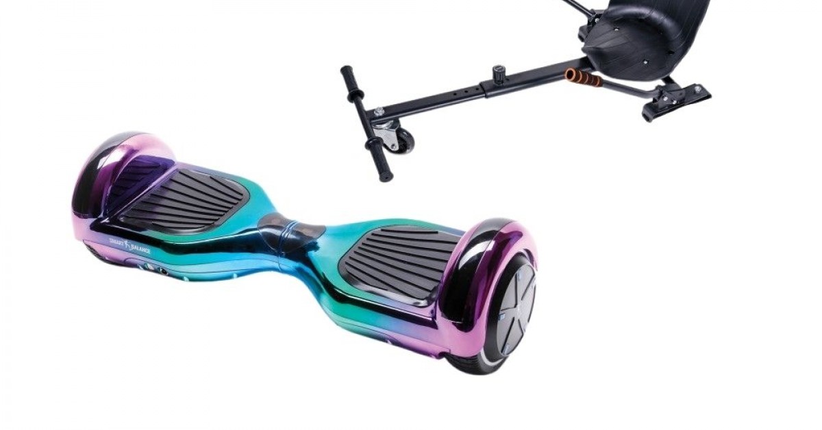 Pachet Hoverboard cu Scaun Smart Balance™, Regular Dakota, roti 6.5 ...