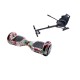 Pachet Hoverboard cu Scaun Smartbalance™, Regular Skull Color, roti 6.5 inch, Bluetooth, Autobalans, LED Lights, 700W, Baterie cu Celule Samsung + Scaun Hoverboard 2