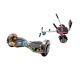 Pachet Hoverboard cu Scaun Smartbalance™, Transformers Hip Hop, roti 8 inch, Bluetooth, Autobalans, LED Lights, 700W, Baterie cu Celule Samsung + Scaun Hoverboard cu Burete 2