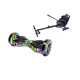 Pachet Hoverboard cu Scaun Smartbalance™, Transformers Multicolor, roti 8 inch, Bluetooth, Autobalans, LED Lights, 700W, Baterie cu Celule Samsung + Scaun Hoverboard 2