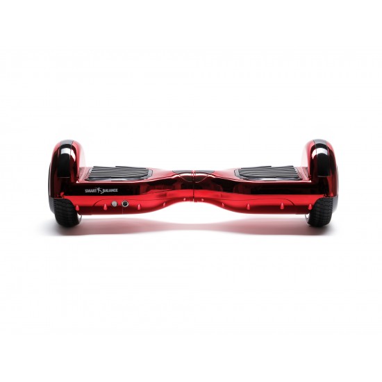 Pachet Hoverboard 6.5 inch cu Scaun Confort, Regular ElectroRed PRO, Autonomie Standard si Hoverkart cu Burete Alb, Smart Balance 4
