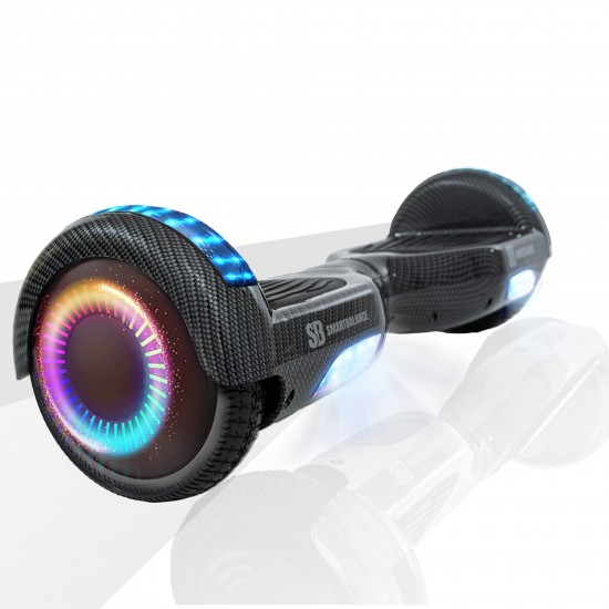 Hoverboard 6.5 inch, Regular Carbon PRO, Autonomie Extinsa, Smart Balance