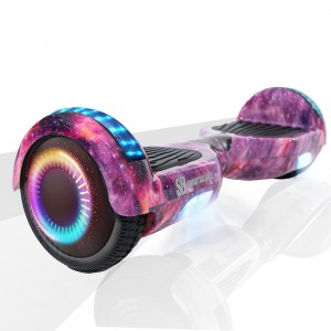 Hoverboard 6.5 inch Regular Galaxy PInk PRO autonomie extinsa