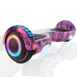 Hoverboard 6.5 inch, Regular Galaxy Pink PRO, Autonomie Standard, Smart Balance
