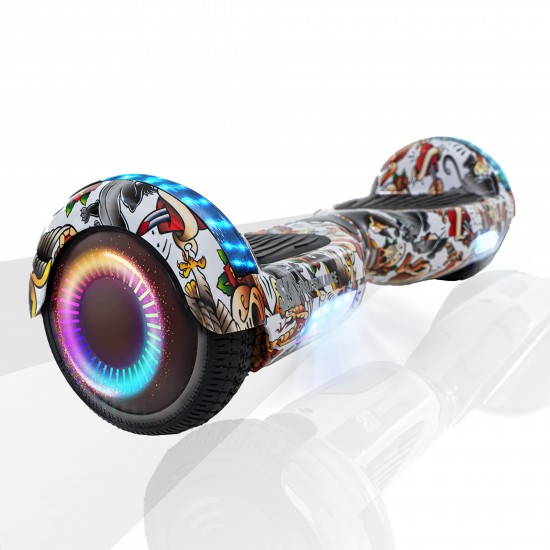 Hoverboard 6.5 inch, Regular Tattoo PRO, Autonomie Extinsa, Smart Balance