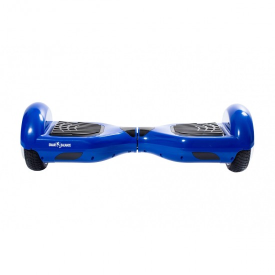 Pachet Hoverboard 6.5 inch cu Scaun Confort, Regular Blue PowerBoard PRO, Autonomie Extinsa si Hoverkart cu Burete Alb, Smart Balance 3