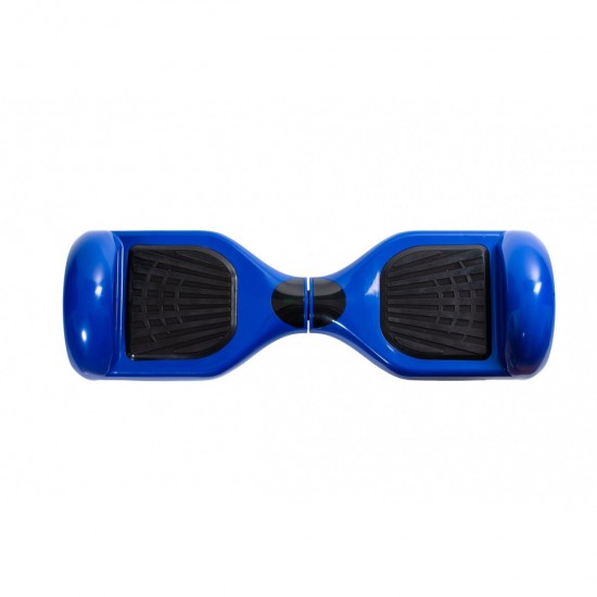 Pachet Hoverboard 6.5 inch cu Scaun Confort, Regular Blue PowerBoard PRO, Autonomie Extinsa si Hoverkart cu Burete Alb, Smart Balance 4
