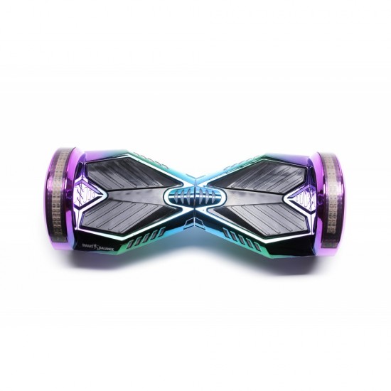 Pachet Hoverboard 6.5 inch cu Scaun Confort, Transformers Dakota PRO, Autonomie Standard si Hoverkart cu Burete Alb, Smart Balance 4