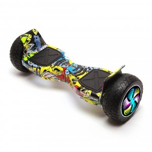 Hoverboard All Terrain 8.5 inch Hummer HipHop PRO autonomie extinsa