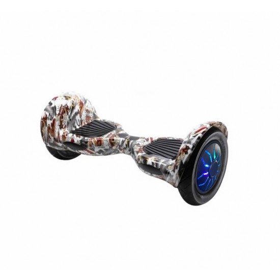 Hoverboard 10 inch, Off-Road Tattoo PRO, Autonomie Standard, Smart Balance