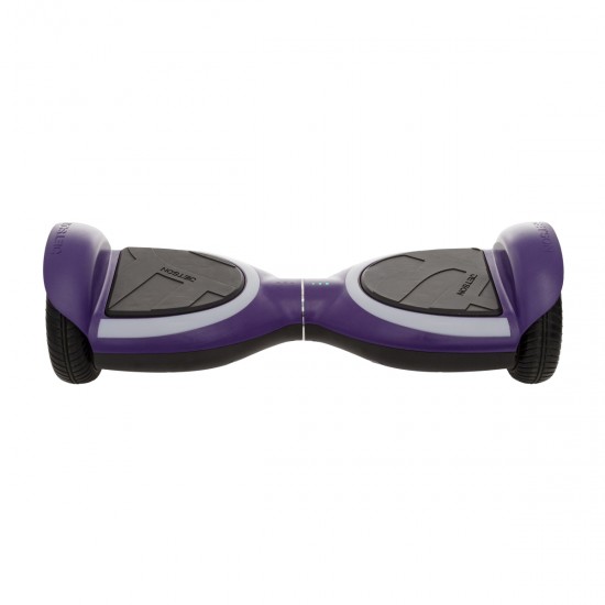 Pachet Hoverboard 6.5 inch cu Scaun Standard, Jetson Prism Purple Plus, Autonomie Standard și Hoverkart Ergonomic Rosu, Smart Balance 3