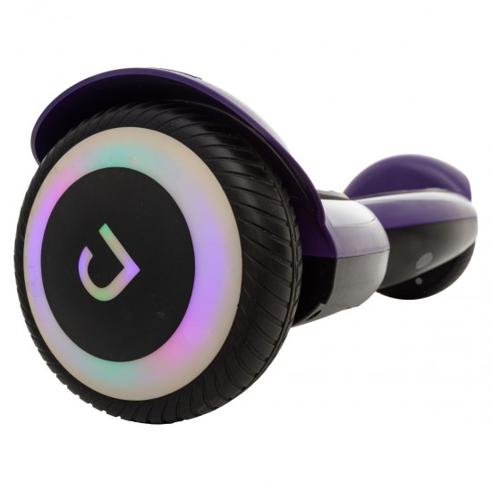 Pachet Hoverboard 6.5 inch cu Scaun Standard, Jetson Prism Purple Plus, Autonomie Standard și Hoverkart Ergonomic Rosu, Smart Balance 6