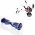 Pachet Hoverboard 6.5 inch cu Scaun Confort, Regular ElectroBlue PRO, Autonomie Standard si Hoverkart cu Burete Alb, Smart Balance
