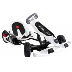 SB Kart, Smart Balance™, putere 800 W, autonomie pana la 15 km, viteza maxima pana la 24 km/h, Alb/Negru