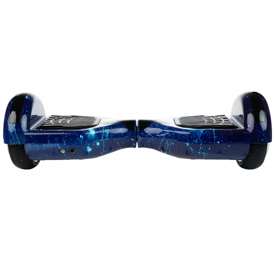 Pachet Hoverboard 6.5 inch cu Scaun cu Suspensii, Regular Galaxy Blue, Autonomie Standard si Hoverkart Negru cu Suspensii Duble, Smart Balance 3