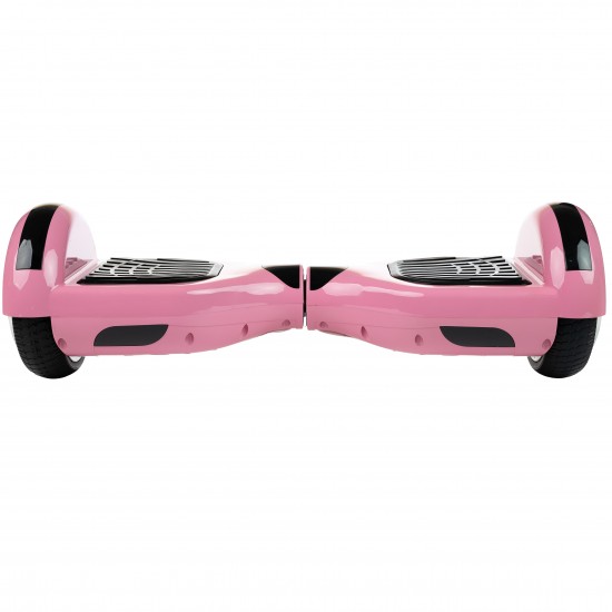 Pachet Hoverboard 6.5 inch cu Scaun cu Suspensii, Regular Pink, Autonomie Extinsa si Hoverkart Negru cu Suspensii Duble, Smart Balance 4
