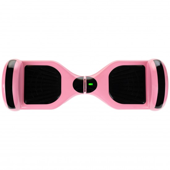 Pachet Hoverboard 6.5 inch cu Scaun cu Suspensii, Regular Pink, Autonomie Extinsa si Hoverkart Negru cu Suspensii Duble, Smart Balance 6