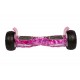 Set Hoverboard All Terrain cu Scaun, Hoverkart Rosu cu Suspensii Duble, Boxe Bluetooth, Lumini LED si Auto Balans, roti 8.5'', 15km Autonomie, Putere 700W, Baterie 4Ah Samsung Cell, Smart Balance Hummer Galaxy Pink 5